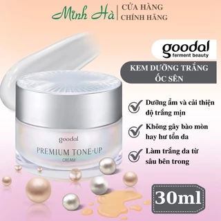 Kem ốc sên Goodal Premium Tone Up Cream 30ml dưỡng ẩm, sáng da, nâng tone