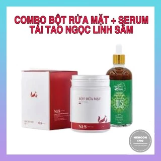 SERUM NGỌC LINH SÂM + BỘT RỬA MẶT LOẠI BỎ MỤN NÁM SẸO RỖ TÀN NHANG