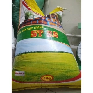 Gạo đặc sản sóc trăng ST25 bao 25kg