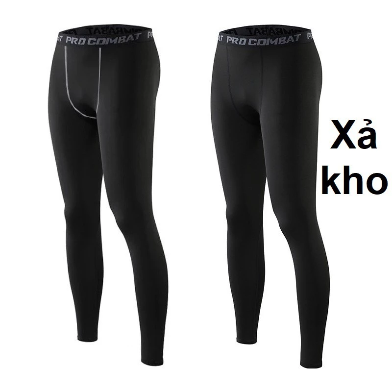 Quần Legging Nam Ngắn Giữ Nhiệt Mùa Đông Phù Hợp Phối Đồ Tập Gym, Đá Bóng Giữ Ấm Cho Cơ Thể, quần gym forrm to