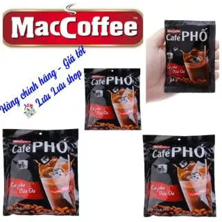 Maccoffee cà phê Phố cafe sữa đá bịch 30 gói *24gr