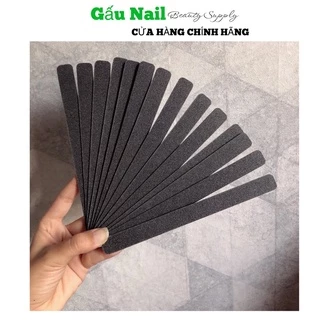 Dũa móng tay, Dũa giấy, Dũa đại đen nhám nhật bén bền chuyên dụng làm Nail