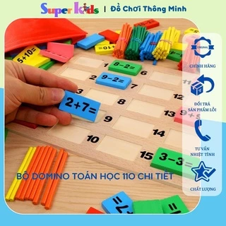 Đồ Chơi Gỗ Domino 110 Quân Giúp Bé Phát Triển Khả Năng Tư Duy Toán Học