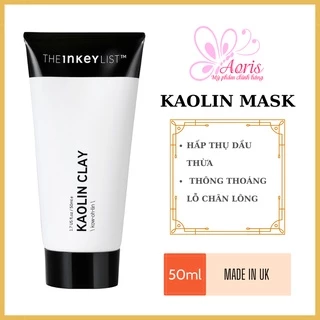 [Auth- Full Bill]Mặt Nạ Đất Sét The INKEY List Kaolin Clay Mask 50ml - The Inkey List Mặt Nạ Đất Sét