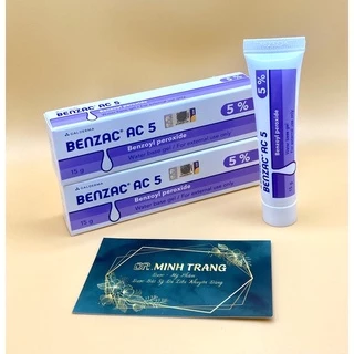 Benzac AC ⚜️CHÍNH HÃNG⚜️ Kem ngừa mụn Benzac AC Benzoyl Peroxide - Galderma