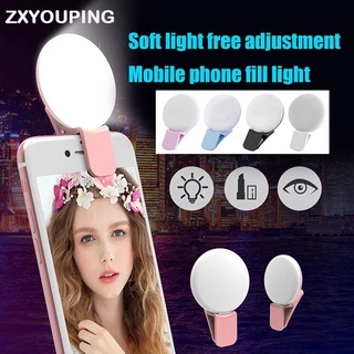 Vòng Điện Thoại Di Động Bổ Sung Ánh Sáng LED Beauty Selfie Ánh Sáng Sạc Tiền