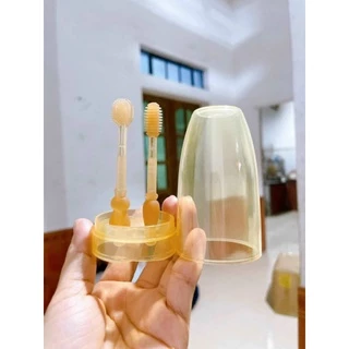 [Hot] Set Rơ lưỡi Và Bàn Chải Đánh Răng Silicon Cho Bé Từ 0 - 18T