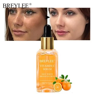 BREYLEE serum blance Vitamin C Brighten Face Skin Care Fade Dark Spots Freckle Anti-Aging Whitening 17ml