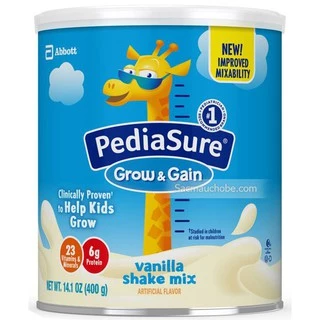 [2025] SỮA BỘT PEDIASURE MỸ 400gr DÀNH CHO TRẺ BIẾNG ĂN