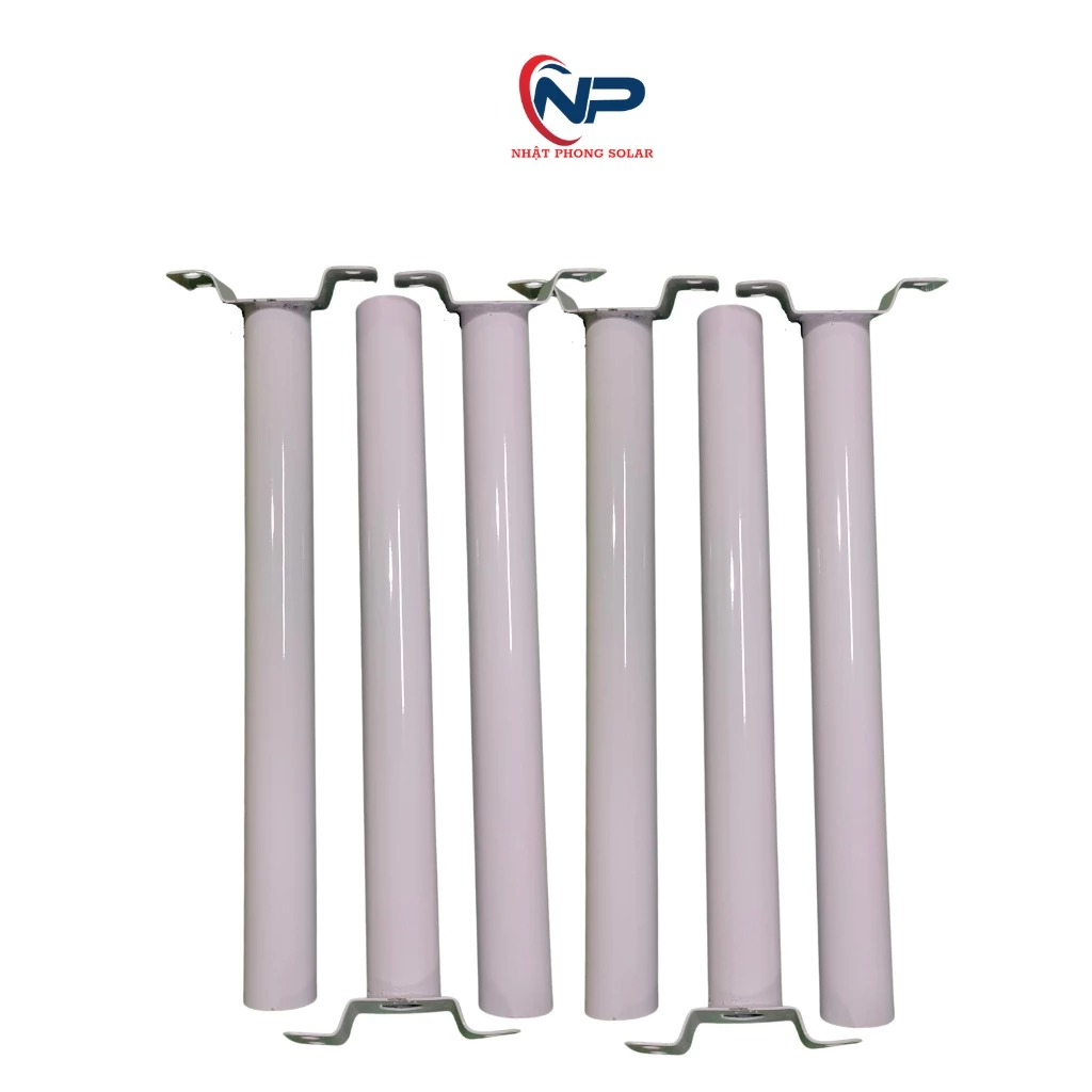 Tay vin gắn đèn năng lượng măt trời, cần đèn gắn tường sơn trắng tĩnh điện, gắn cột, dài 48cm, fi48 SHOPNHATPHONG