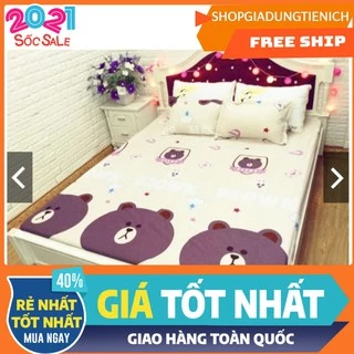 Set 3 món ga gối ba con gấu