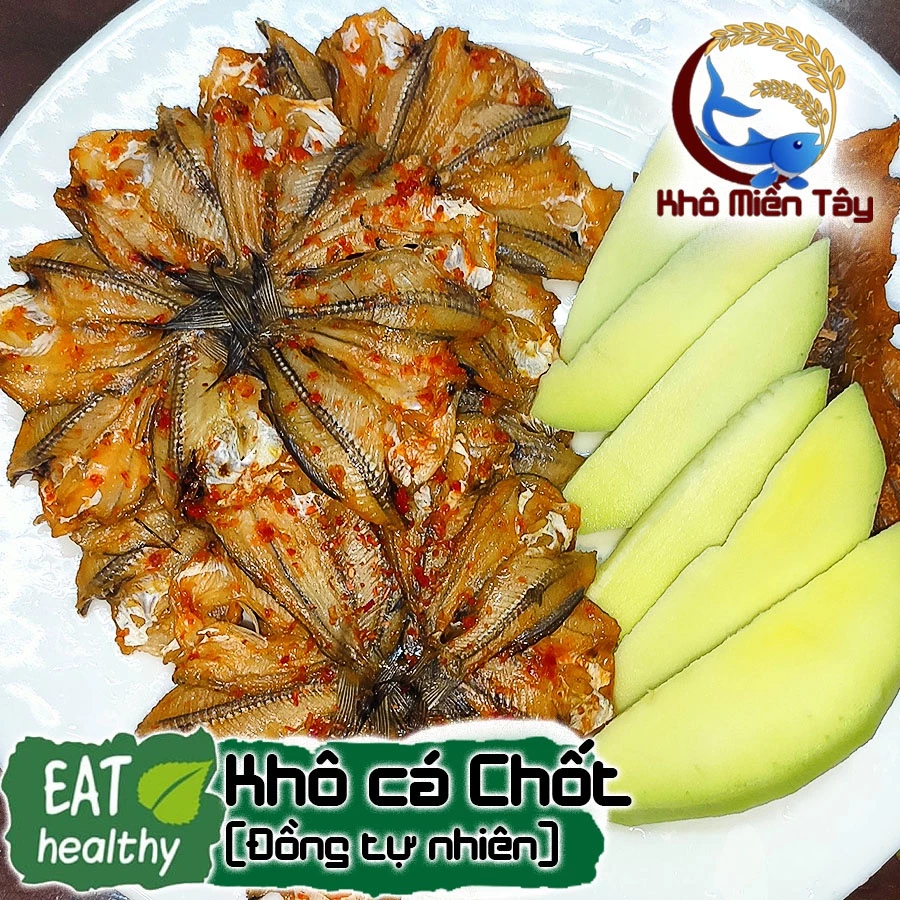 Khô Cá Chốt 100% đồng tự nhiên-Xẻ Hoa Mai- Đặc Sản Khô Miền Tây