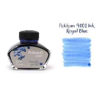 Mực Pelikan 4001 (Made in Germany) - 62.5ml Xanh lam (Royal Blue)