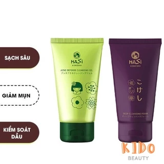 Sữa rửa mặt da mụn Hasi Kokeishi 100ml| SRM Hasi Japan thảo dược trắng﻿ da từ Hoa Nhung‎ Tuyết