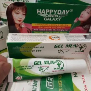 (Sỉ=lẻ) gel mụn xóa thâm liền sẹo . Tái tạo da HAPPYDAY mẫu mới giá cài  #52k