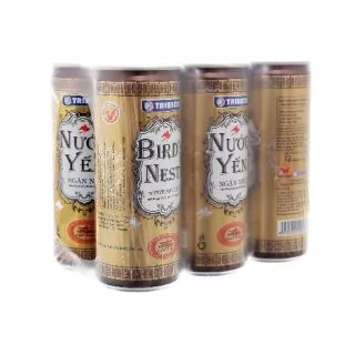 1 vỉ 6 lon nước yến ngân nhĩ Tribeco x 240ml