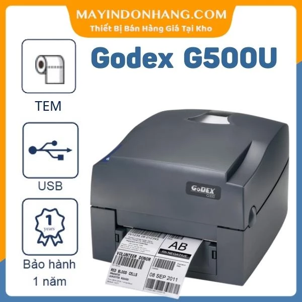 Máy In Mã Vạch Barcode Godex G500U
