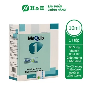 MeQuib 1 (10ml) - Bổ sung vitamin D3 và vitamin K2 cho trẻ