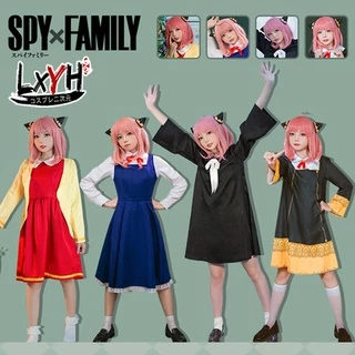 [LXYH- COSER KING]SPY X FAMILY Anya Forger Cosplay trang phục cosplay anime hoạt hình trang phục halloween trang phục dự tiệc