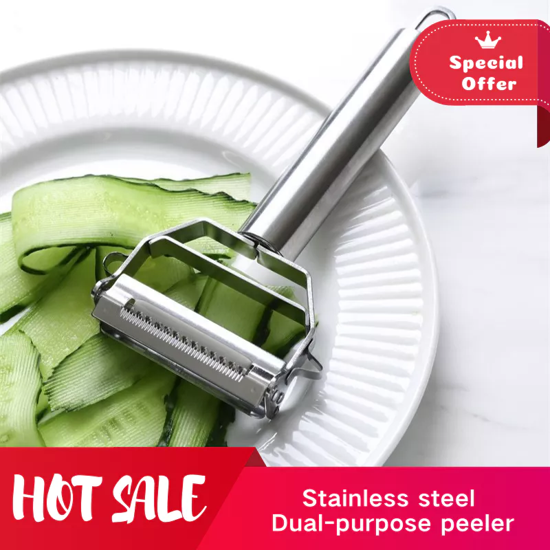 Dao Gọt Vỏ Đa Năng Bền Bỉ / Multi-Functional Durable Stainless Steel Peeler for Kitchen Vegetables Fruits