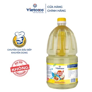 Dầu dừa Vietcoco (100% nguyên chất) chai 2 lít