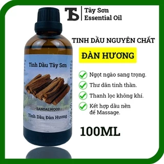 Lọ 100ML Tinh Dầu Gỗ Đàn Hương Tự Nhiên Nguyên Chất Khử Khuẩn Thơm Phòng Sang Trọng