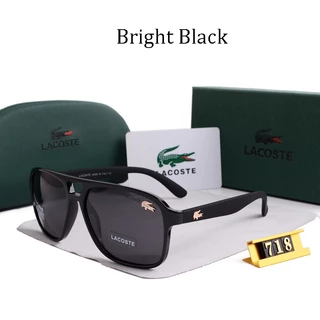 Kính Chống Tia UV LACOSTE2023 Thiết Kế Ý Thời Trang Cho Nam Và Nữ Kèm Hộp Đựng