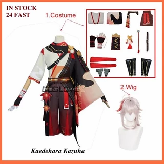 Bộ Tóc Giả Cosplay Nhân Vật Kaedehara Kazuha Samurai