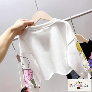 Áo Sweater cotton Dáng Rộng Thời Trang Xuân Thu Dành Cho Bé Gái