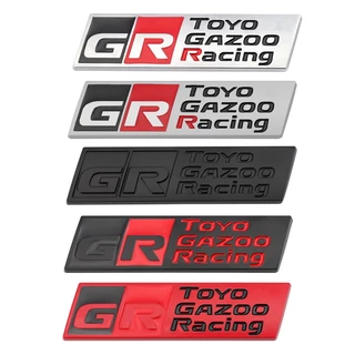 Miếng Dán Trang Trí Xe Hơi In Chữ GR Gazoo Racing for Toyota HV Yris GRMN GR Sport RZ RC RS Prius Lexus Harrier