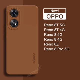 Ốp Điện Thoại Silicone Mềm Chống Sốc Màu Trơn Cho OPPO Reno 8 Pro 5G 8Z RENO 8T 4G