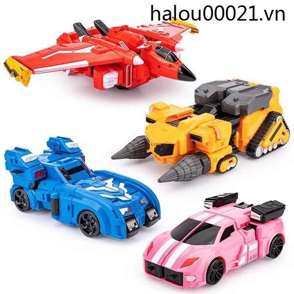 Đội đại lý biến hình Mini x Xe đồ chơi Robot Mecha Ford King Kong Secret Mimi Warrior Sammy Ray