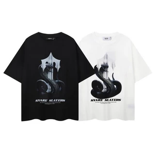 Hàng sẵn có Phong cách mới Trapstar 100% Cotton Ngực Graffiti In Hình Áo thun ngắn tay Unisex