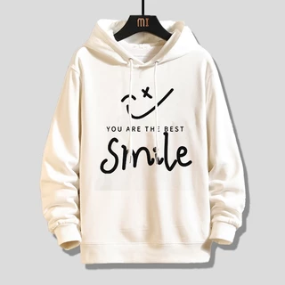 Áo Hoodie Unisex Nam Nữ, Họa Tiết Mặt Cười Smile, Shop Thời Trang Islandboutique