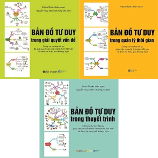 Sách combo3c: Bản Đồ Tư Duy: Trong Quản Lý Thời Gian + Trong Giải Quyết Vấn Đề +  Trong Thuyết Trình