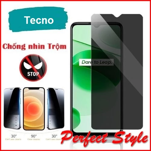 Cường Lực chống nhìn Trộm Tecno Spark 7 7T Spark 8c Spark 6 go 10 Pop 5 LTE Pova 4 pro Pova Neo 2 3