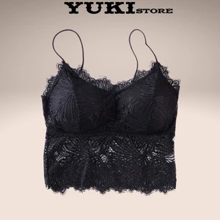 Áo bra ren 2 dây có mút ngực dáng croptop cho nữ YUKI STORE 2817