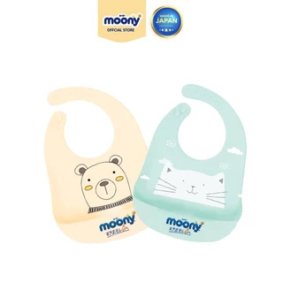 [MKB Gift] Bộ 2 yếm ăn dặm Moony