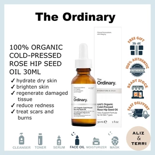 Dầu dưỡng 100% Organic Cold-Pressed Rose Hip Seed Oil - The Ordinary 30ml authen