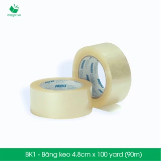 BK1 - 4.8cm loại 6 cuộn/kg - Combo 3 cuộn băng dính đóng thùng hộp carton