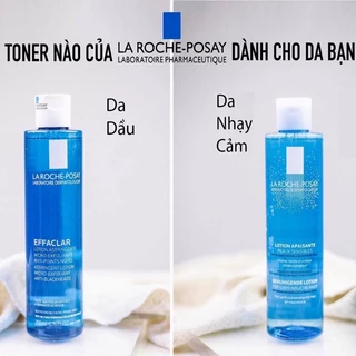 (CHÍNH HÃNG) Nước Cân Bằng Giàu Khoáng Dành Cho Da Dầu & Da Nhạy Cảm Toner Laroche Posay 200ml