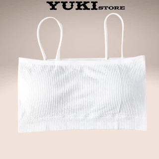 Áo Bra Cotton 2 Dây Gợi Cảm Trẻ Trung Sexy Gân Tăm YUKI STORE 809