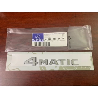 Tem 4matic glc300 , chữ 4matic s500 , Logo 4matic mercedes