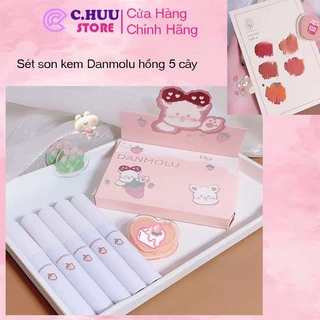 Sét son kem Danmolu hồng 5 cây