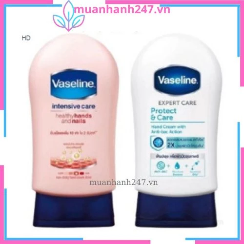 Kem Dưỡng Da Tay Giúp Làm Ẩm, Mềm Mượt Da Tay Và Móng Tay Vaseline Intensive Care 85ml Healthy Hands & Nails