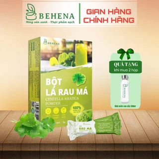 Bột rau má nguyên chất Behena sấy lạnh hữu cơ hộp 50g