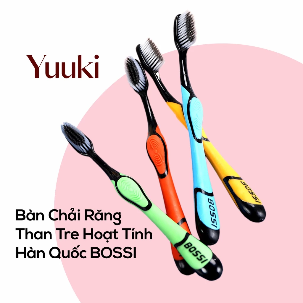 Bàn Chải Đánh Răng Than Tre Hoạt Tính Hàn Quốc BOSSI 921 # #D79