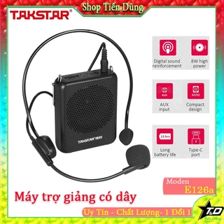 Takstar E126A Máy Trợ Giảng E126 Có Dây Siêu Nhỏ Âm Thanh To Bắt Micro Tốt Có Kèm Dây Đeo Chính Hãng Bảo Hành 6 Tháng