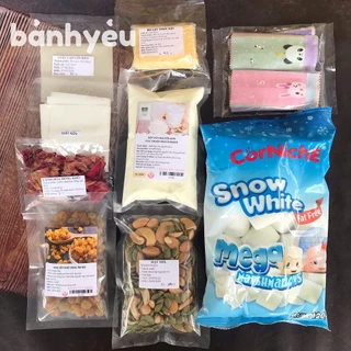 Combo Nguyên Liệu Kẹo Nougat làm bánh KÈM BƠ - CBTC