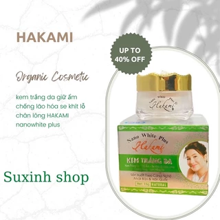 Kem Trắng Da Dưỡng ẩm Se Khít Lỗ Chân Lông Chống Nhăn Hakami Naowhite Plus 15g